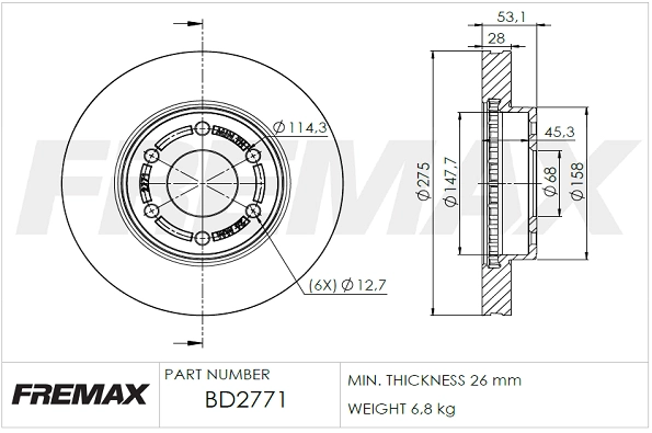 Brake Disc (BD-2771)