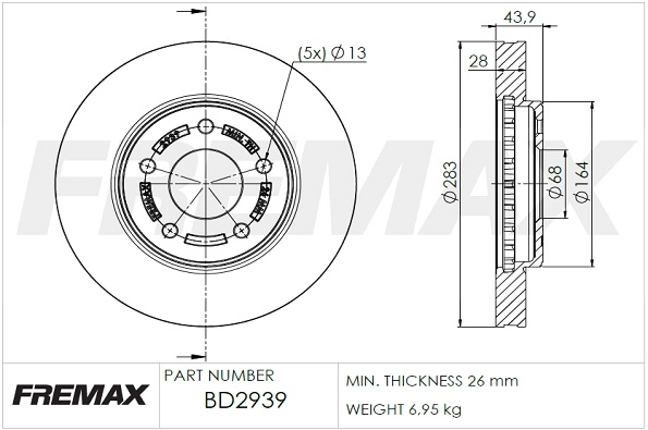Brake Disc (BD-2939)