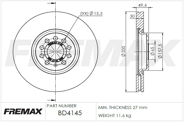 Brake Disc (BD-4145)