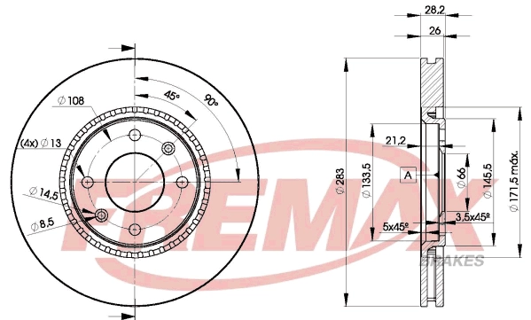 Brake Disc (BD-7406)