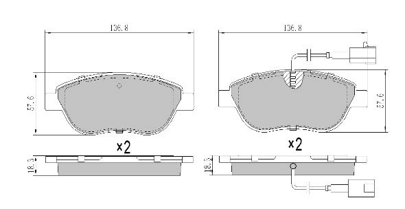 Brake Pad Set, disc brake