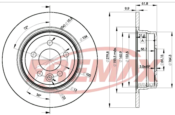 Brake Disc (BD-0847)