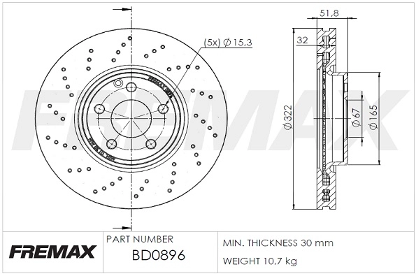 Brake Disc (BD-0896)