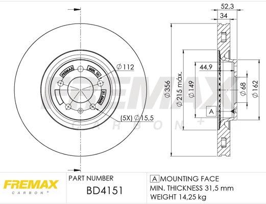 Brake Disc (BD-4151)