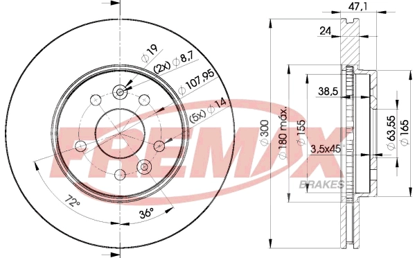 Brake Disc (BD-6767)