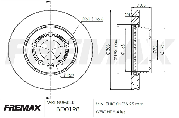 Brake Disc (BD-0198)