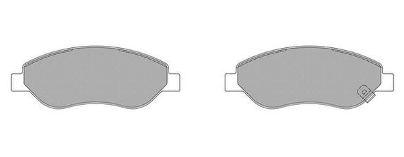 Brake Pad Set, disc brake (FBP-1650)