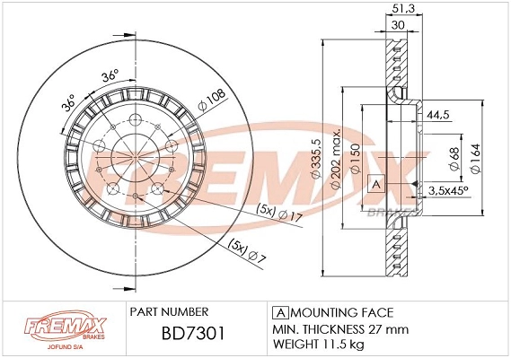 Brake Disc (BD-7301)