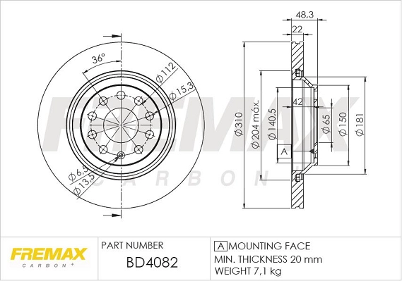 Brake Disc (BD-4082)