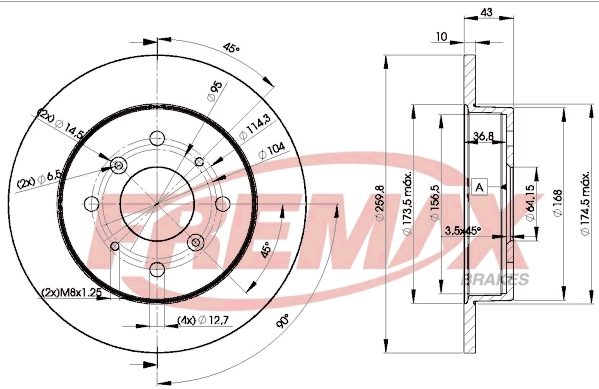 Brake Disc (BD-0802)