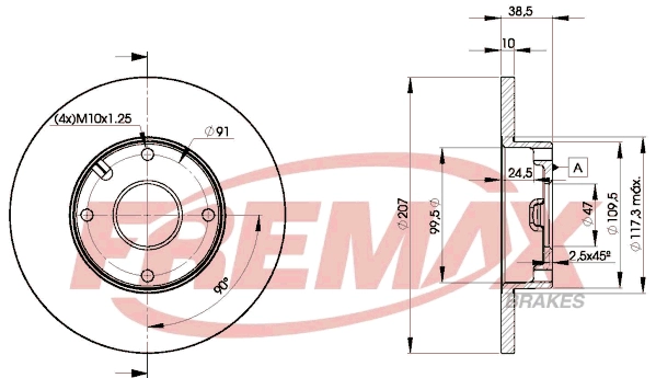 Brake Disc (BD-7702)
