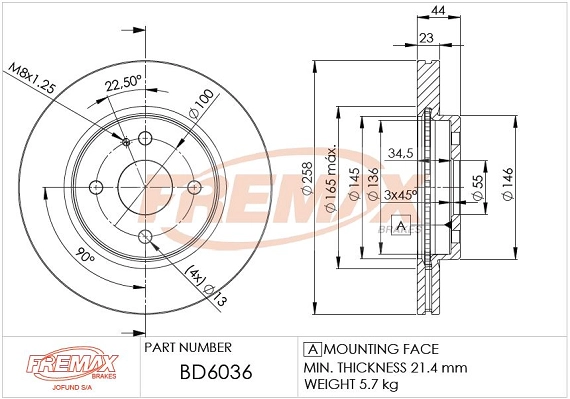 Brake Disc (BD-6036)