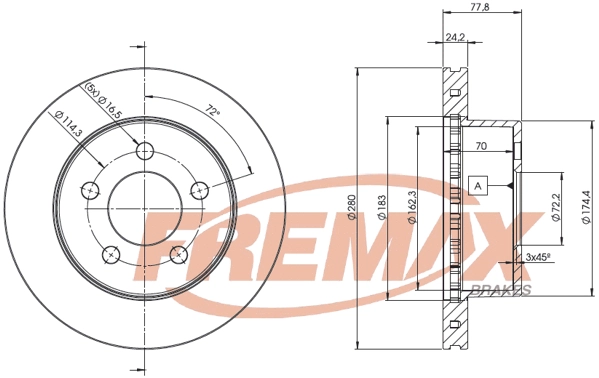 Brake Disc (BD-5396)