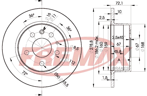 Brake Disc (BD-5500)