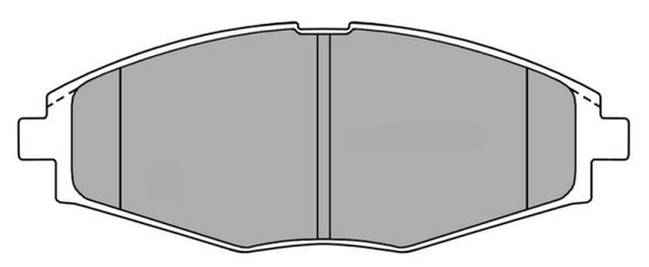 Brake Pad Set, disc brake (FBP-1092)