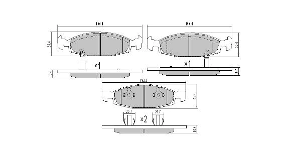 Brake Pad Set, disc brake