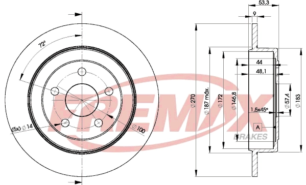 Brake Disc (BD-6433)
