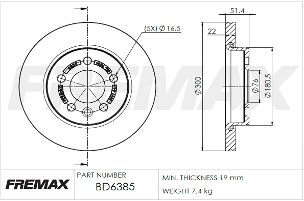 Brake Disc (BD-6385)