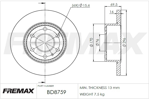 Brake Disc (BD-8759)