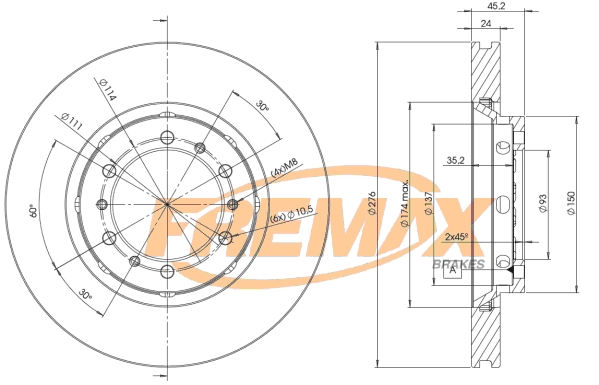 Brake Disc (BD-7042)