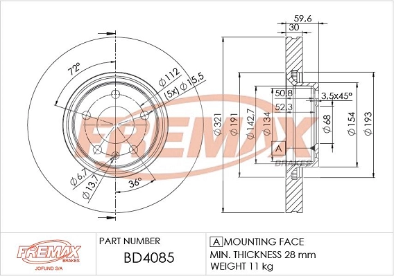 Brake Disc (BD-4085)