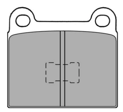 Brake Pad Set, disc brake (FBP-0249)