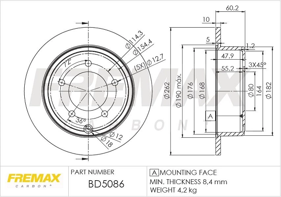 Brake Disc (BD-5086)