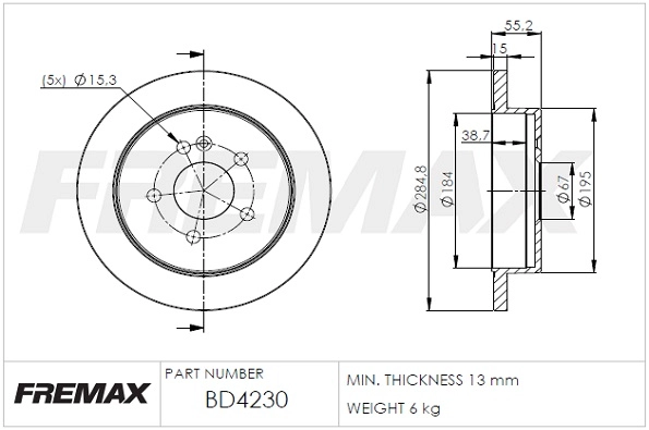 Brake Disc (BD-4230)