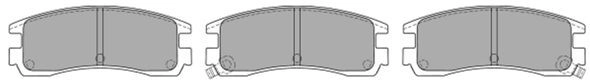 Brake Pad Set, disc brake (FBP-1124)