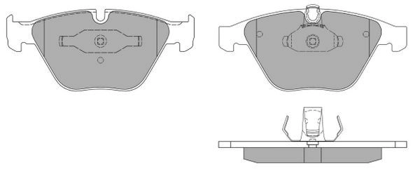 Brake Pad Set, disc brake (FBP-1388)