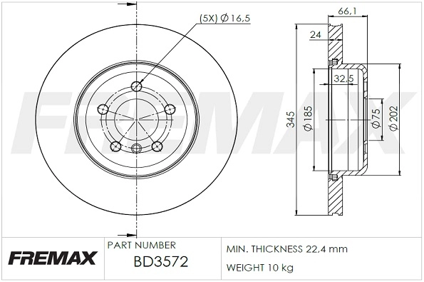 Brake Disc (BD-3572)