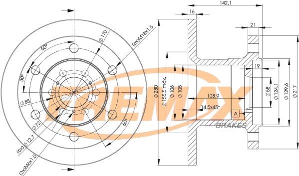Brake Disc (BD-4182)