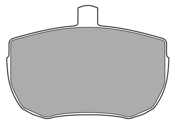 Brake Pad Set, disc brake (FBP-0270)