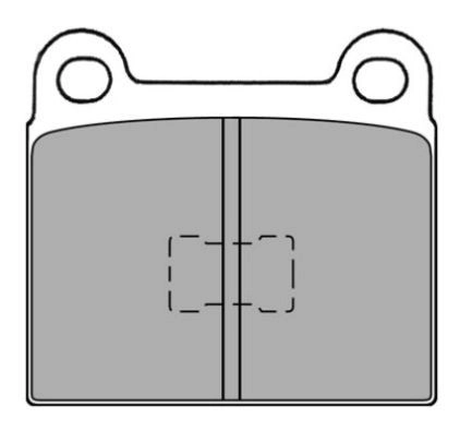 Brake Pad Set, disc brake (FBP-0248)