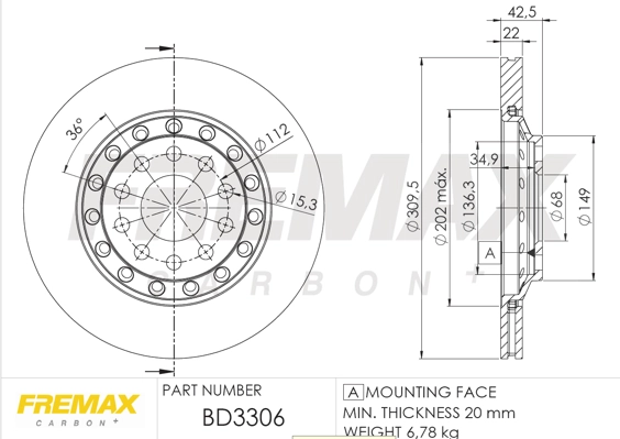 Brake Disc (BD-3306)