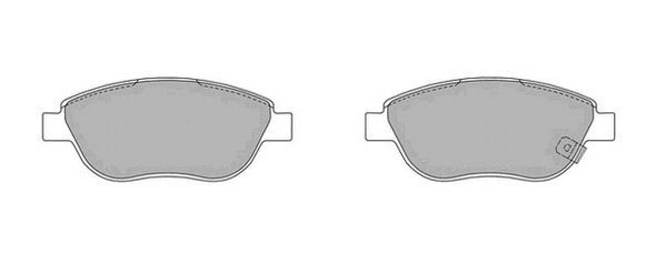 Brake Pad Set, disc brake (FBP-1641)