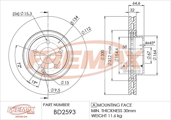 Brake Disc (BD-2593)