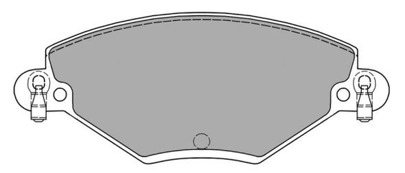 Brake Pad Set, disc brake (FBP-1191)
