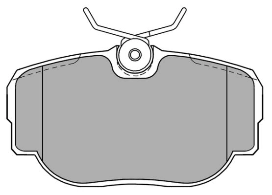 Brake Pad Set, disc brake (FBP-0897)