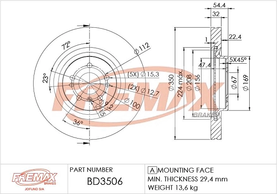 Brake Disc (BD-3506)