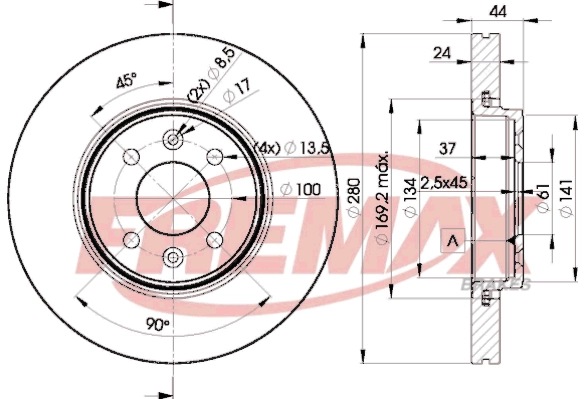 Brake Disc (BD-7829)