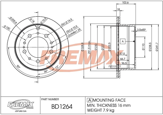 Brake Disc (BD-1264)