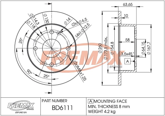 Brake Disc (BD-6111)