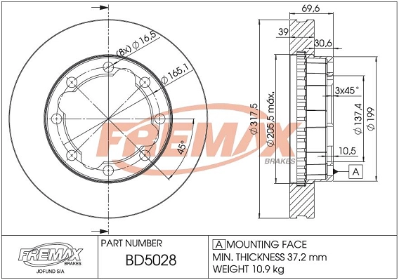 Brake Disc (BD-5028)
