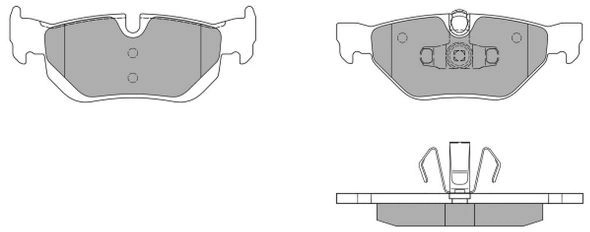 Brake Pad Set, disc brake (FBP-1403)
