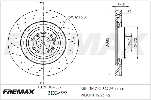 Brake Disc (BD-3499)