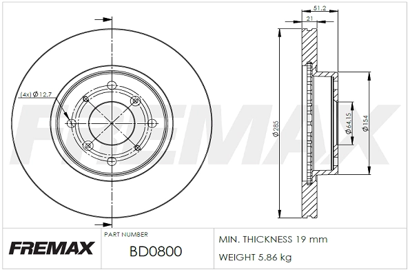 Brake Disc (BD-0800)