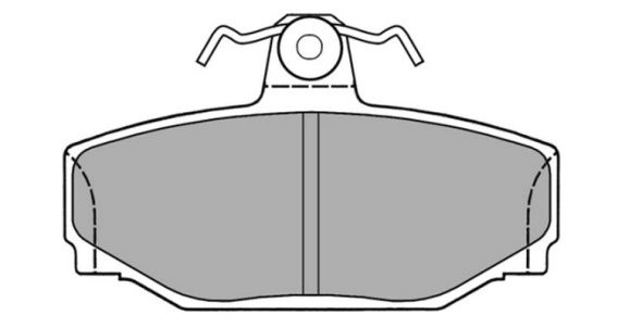 Brake Pad Set, disc brake (FBP-0825)