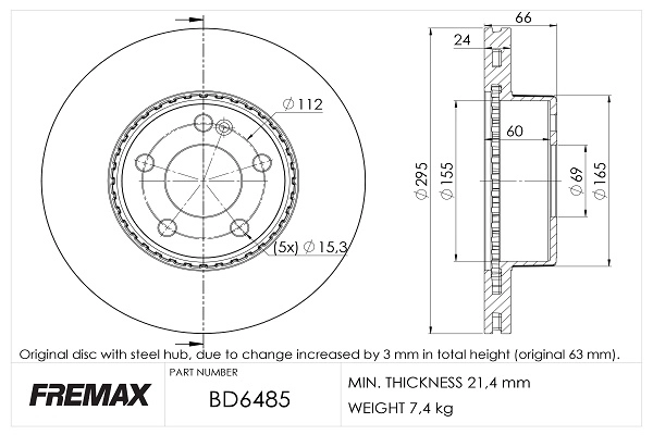 Brake Disc (BD-6485)