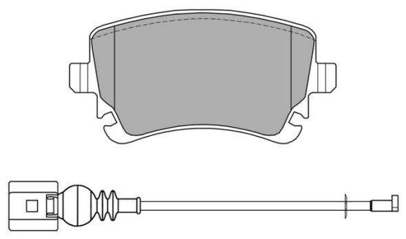 Brake Pad Set, disc brake (FBP-1368)